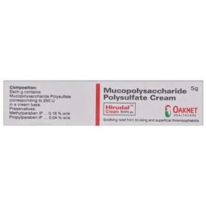 Hirudal Cream (Mucopolysaccharide Polysulfate)