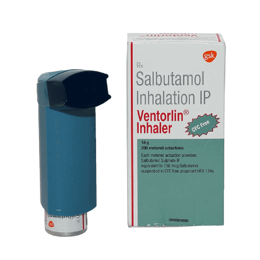 Ventorlin Inhaler 100 Mcg (Salbutamol)